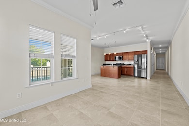 View of Kitchen from Living Room