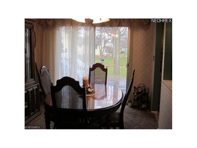 Nice large dining room leads onto the deck