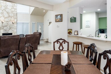 Open Dining, Living, Kitchen