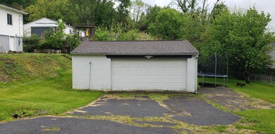 Garage from Greenfield Ave