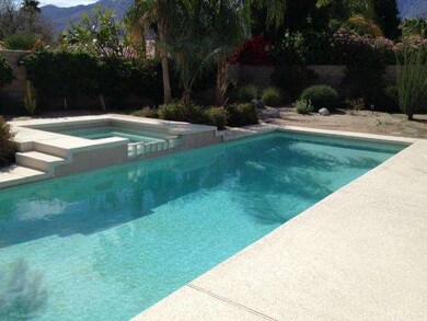 Pool, spa & backyard