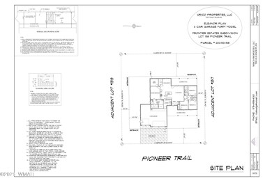 Site Plan 466 S Pioneer Trail