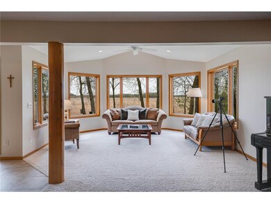 Main floor vaulted living room