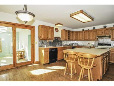 Kitchen. Kitchen to Sunroom