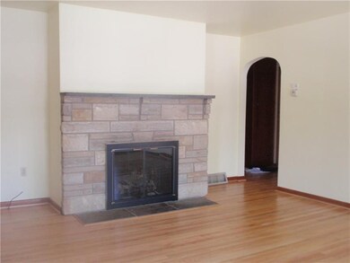 Living room, fireplace
