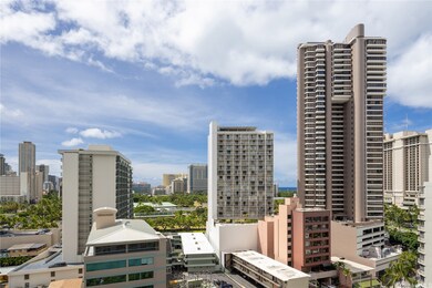 City & Ocean View from Balcony