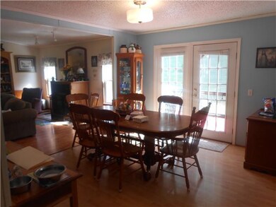Dining area just off kitchen.