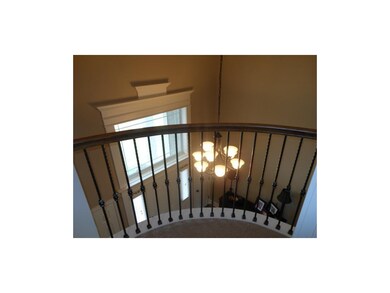 2-story entry has overlook from second floor.