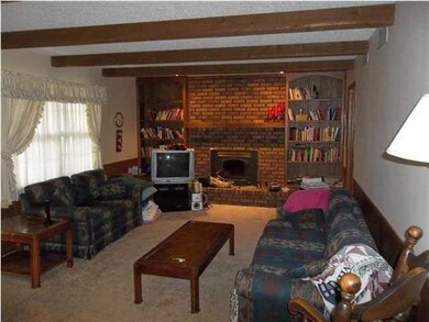 Main floor family room w/ woodburner