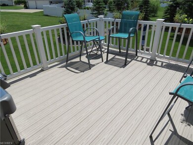 Stunning deck.  Enjoy your morning coffee.