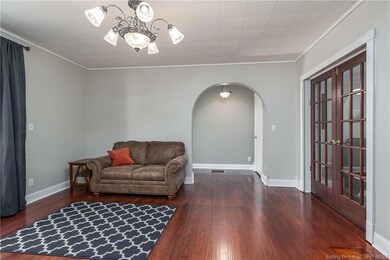 Unique arched entry ways