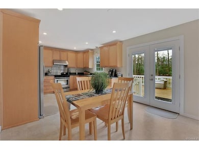 The large eat in kitchen has been completely redon