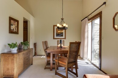 Formal dining leads to private deck