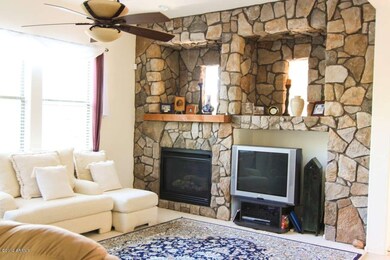 Rock Cased Media Center in Family Romm
