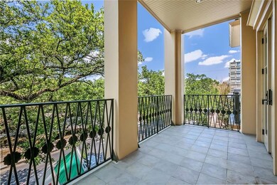 Balcony with view over St. Charles Ave.