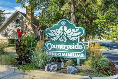 View of community / neighborhood sign at entrance