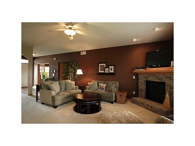 . Large great room in this open-floor plan home wi