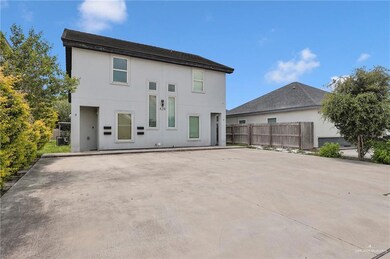 View of front of home with stucco siding