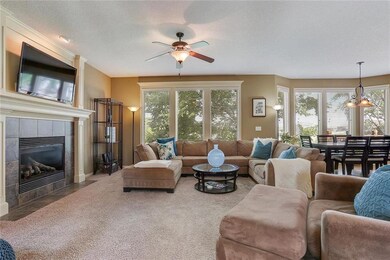 Great Room opens to Kitchen & Breakfast Room