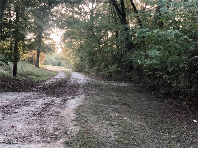 Drive leading to the property