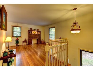 An open foyer creates a spacious entry space.