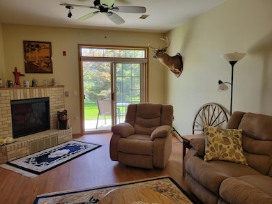 Living room view to patio