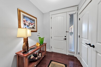 Foyer with coat closet
