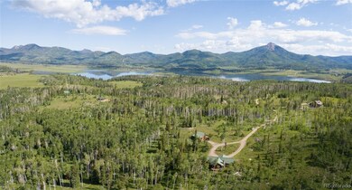 Red Creek Cabin in relation to Steamboat Lake Stat