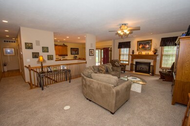 Open concept family room.