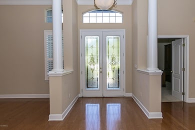 Foyer with Beautiful Double Doors