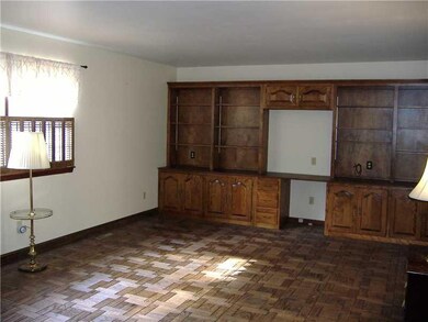 Family Room. First floor addition has parquet floo