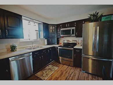 Updated kitchen with new stainless appliances and 