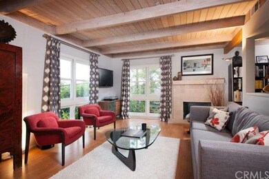 Living room with fireplace, ocean views and a quie