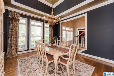 Beautiful room with custom,multi layer trey ceilin