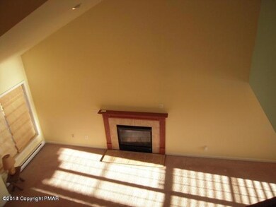 2505 Waterfront fireplace above view