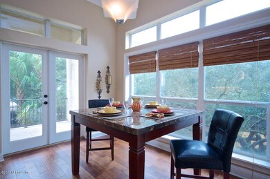 Dining Area Opens to Covered Balcony