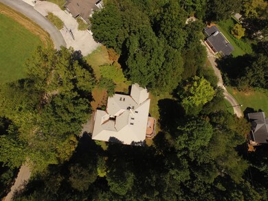Aerial view of home