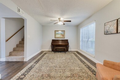 Formal Living Room at the front of the house overl