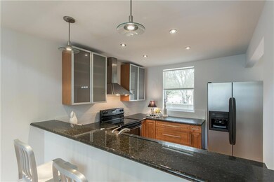 Maple cabinetry, lots of running counter space for