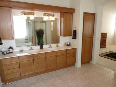 Master Bath with a plethora of cabinets