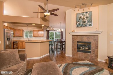 Living room to kitchen