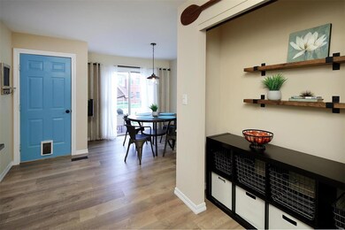 Pictured is an attractive & functional storage noo