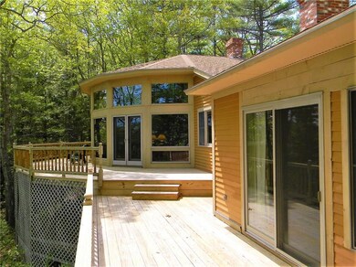 Newly rebuilt deck accessible from...