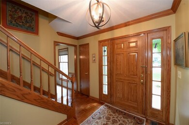 Wood parquet floor, front hall closet and new ligh