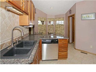 Kitchen has new granite countertops, great work sp