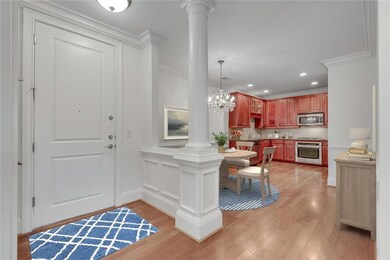 Entrance Foyer, Dining, and Kitchen - Virtually Staged
