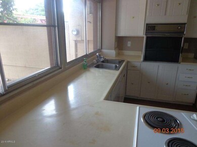 kitchen with view of patio