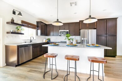Kitchen with spacious island