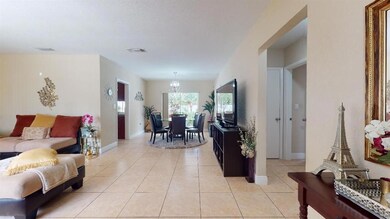 Dining room to back patio