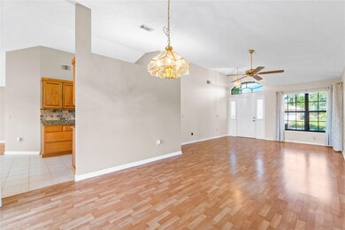 Spacious Dining and living room combined